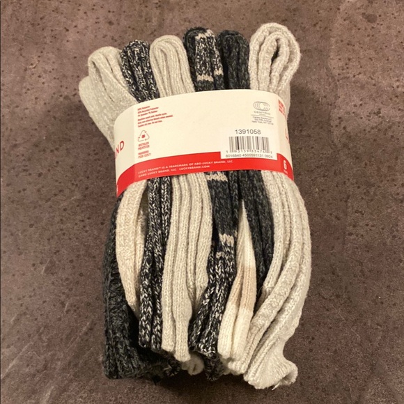 Lucky Brand Super Soft Boot Socks - Gray - Picture 2 of 3